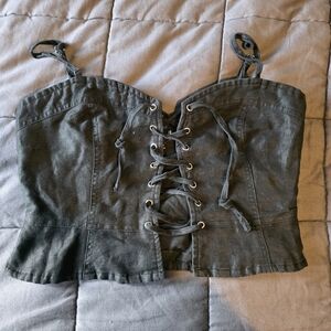 Forever 21 Black and Gray Garment